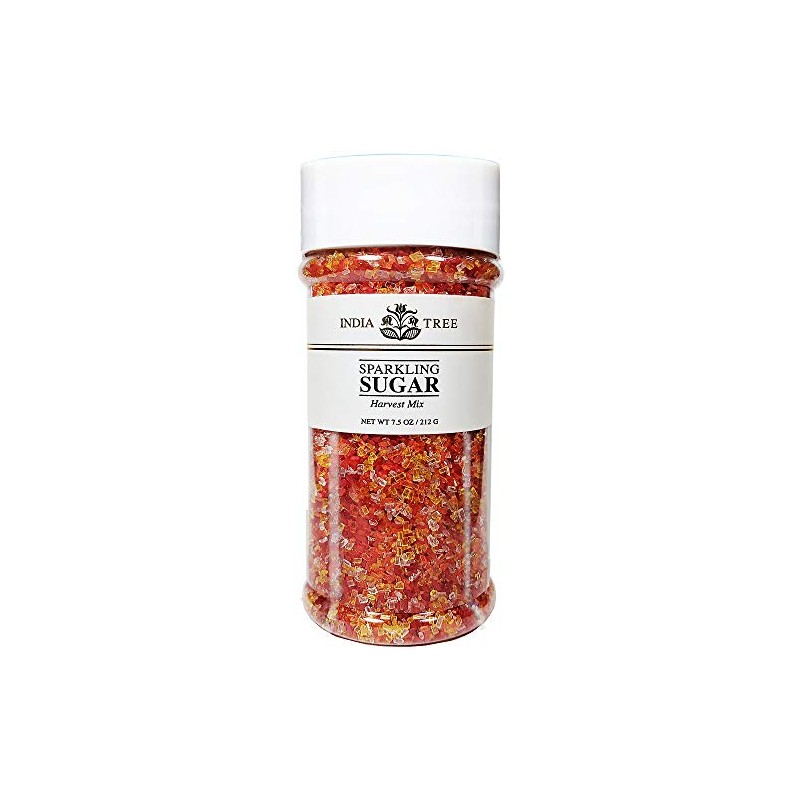 India Tree Harvest Mix Sparkling Sugar, 7.5 oz | Vibrant