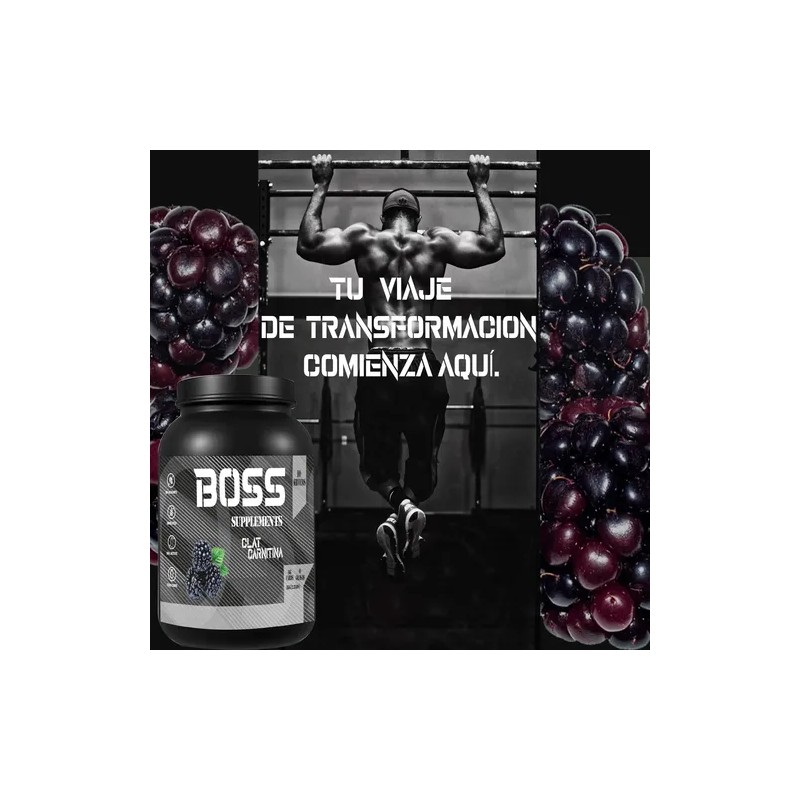 Cla Carnitina 1kg Boss 100 Servs Pre Entreno Variossabores