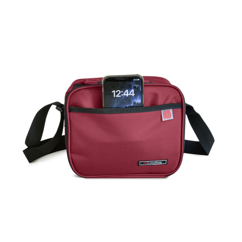 Iris Classic Lunchbag Food Container, Polyester, Red, 4.2 L