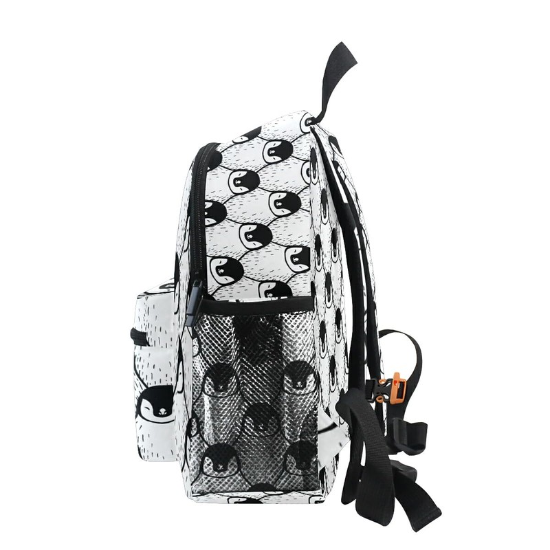 Children's Backpack, Kids Schoolbag Cute Penguin Print Students Bookbag for