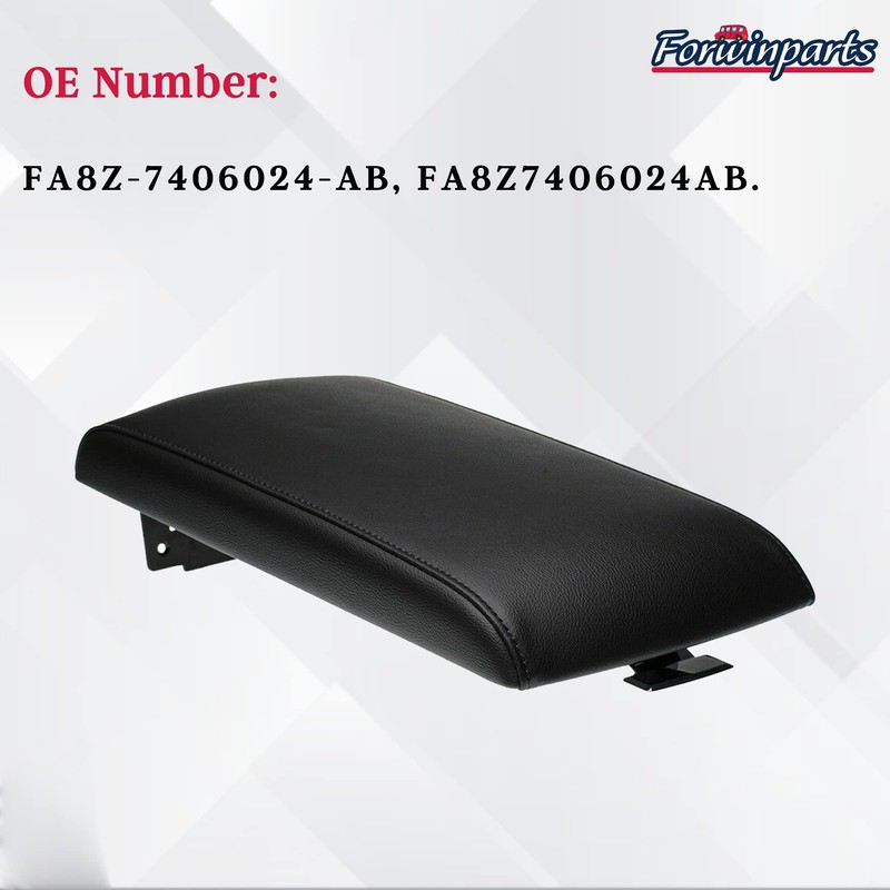 Forwinparts Armrest Center Console Lid Cover FA8Z7406024AB FA8Z-7406024-AB for Ford