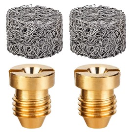 4 Pcs 1.1 mm Thread Foam Nozzle and Foam Lance Filter Foam Orifice Nozzle and Foam Generator Universal Replacement Foam Maker Accessories for Snow Foam Lance
