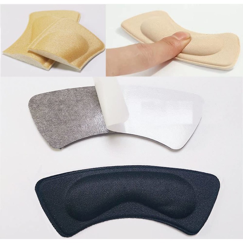 Natiform 3 Colors 15 Pairs 30 Pack Anti-Blocking Heel Pads