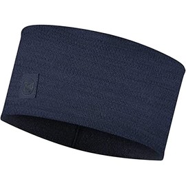 Buff Merino Wide Headband 1294417881000, Unisex Headband, Navy, One Size EU