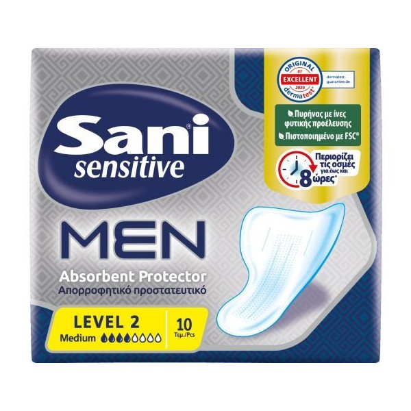 Sani Sensitive Men Level 2 Medium, 10pcs