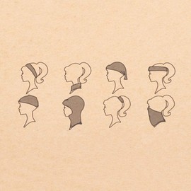 Women's Boho Wide Colorful Tie Dyed Design Infinity Headband Head Wrap Face Mask