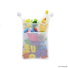 Suction type toy organization net pocket 4ea