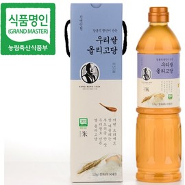 Durechon Gangmyeongincheong Korean Rice Oligosaccharide 1.2kg / Jocheong Master Kang Bong-seok / Holiday Gift Set / 강명인청 우리쌀 올리고당 1.2kg/조청 명인 강봉석/명절선물세트