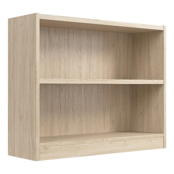 Bush Furniture Universal Small 2 Shelf Bookcase in Natural Elm,