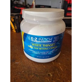 E-Z Patch 3 White Thinset Pool Tile Setting Cement