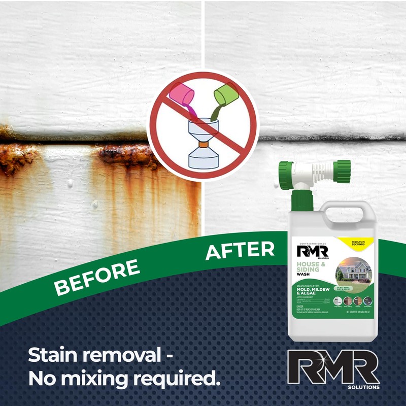 RMR House and Siding Wash - Commercial-Grade Outdoor Stain Remover