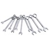 10PCS Mini Combination Wrench Set Steel Inch Open End Small