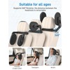 Oasser Car Seat Headrest Pillow, Detachable and Adjustable Double Sided