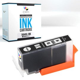 CMYi 564XL Black Replacement Ink Cartridge for HP PhotoSmart 5510, 5511, 5512, 5514, 5515, 5520, 5521, 5522, 5524, 5525, 6510, 6512, 6515, 6520, 6521, 6525, 7510, 7515, 7520, 7525, B010, B109, B109q