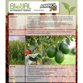 Fertilizante Aminoácidos Aminol 75 1 Kg                                                                                                               