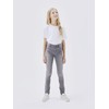 NAME IT Girls' Skinny Fit Jeans, Light Grey Denim