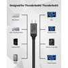 Silkland Silkland USB4 Kabel mit Thunderbolt 4 Kabel 30cm, 40Gbps