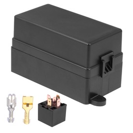 Gatuida 12v 40a Relay Fuse Socket for Car Truck Trailer Sturdy Material Simple Design