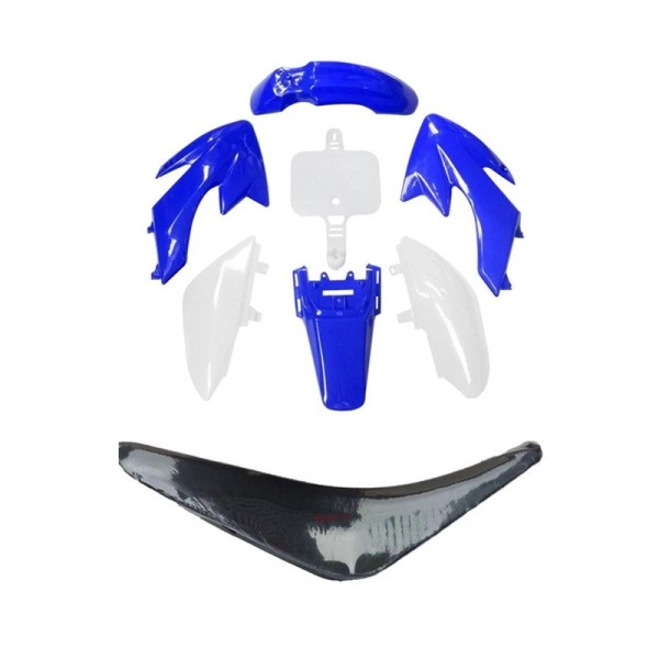 Unbranded Plastics Fender Kit + Seat Fo CRF50 XR50 Dirt