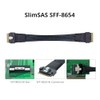 H!Fiber.com SFF-8654 zu SFF-8654 Kabel, Slimline 8i Kabel, PCIe 4.0,