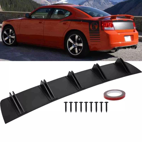 Unbranded For Dodge Charger RT SRT Rear Diffuser Shark 5