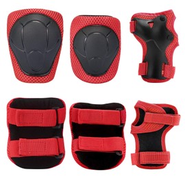 Knee Pads and Elbow Pads Toddler Protective Gear Set Kids Elbow Pads and Knee Pads for Girls Boys with Wrist Guards 3 in 1 for Skating