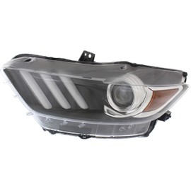 Garage-Pro Driver Side Headlight Compatible with 2015-2021 Ford Mustang, CAPA