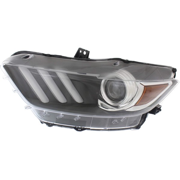 Garage-Pro Driver Side Headlight Compatible with 2015-2021 Ford Mustang, CAPA