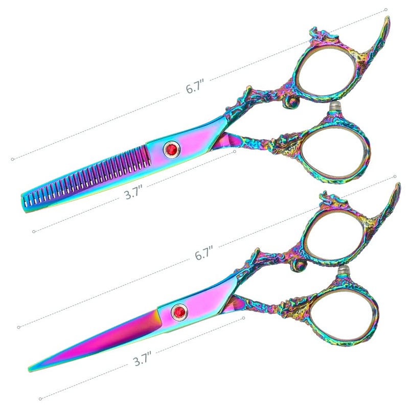 Professional Hair Cutting Scissors Sets Multifunctional Thinning Scissors Straight Shears