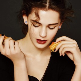 Celtic Earrings 925 Sterling Silver Women's Cubic Zirconia Earrings Celtic Irish Stud Earrings for Girls Celtic Jewellery Women Children, Sterling Silver, Cubic Zirconia