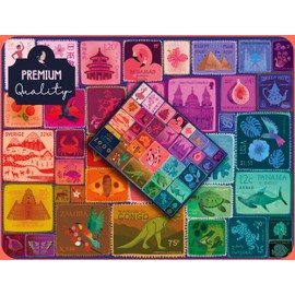 Elena Essex 1000 Piece Jigsaw Puzzles for Adults - Stamp Collection (2000 Piece)