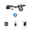 Alvin's Cables 2 Pin Male Right Angle to D-Tap Coiled