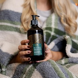 I LOVE Wellness De-Stress Hand and Body Lotion - Moisturizing Lotion for Dry Skin - Vitamin E Lotion - Lemongrass and Eucalyptus Scent - 500 ml