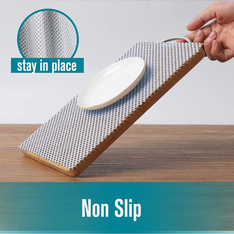 Shelf Liner, Non-Adhesive Roll Drawer Liners 12 Inches x 20