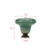 Geesatis 4 Pcs Round Ceramic Drawer Knobs Cabinet Furniture Handle