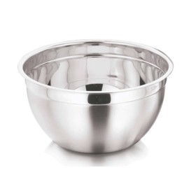 Tredoni Professional Stainless Steel 35 cm Deep Mixing Bowl, Robust, Rustproof Multi-Purpose Cooking/Baking Bowl (35 cm // 12 Litres)