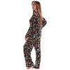 Just Love Long Sleeve Flannel Pajama Sets for Women, Black