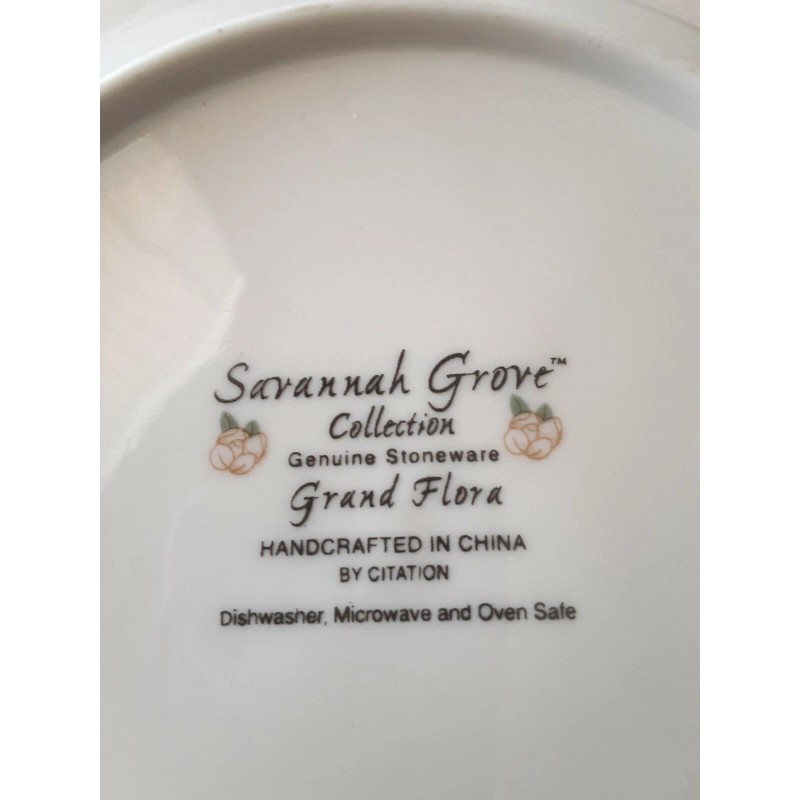 Savannah Grove NIB Savannah Grove Stoneware 3-PC Place Setting Grand