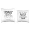 Inspirational Prayer Pillow for Kneeling - Christian Verses Throw Pillow
