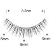 CLEAREYELASH False Eyelashes Natural 3D Matsuke Formula 3 Pairs (S02