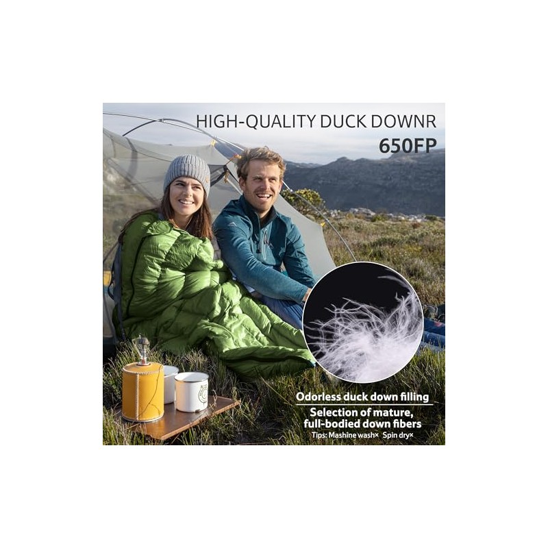 Naturehike Ultralight Down Sleeping Bag for Backpacking and Camping