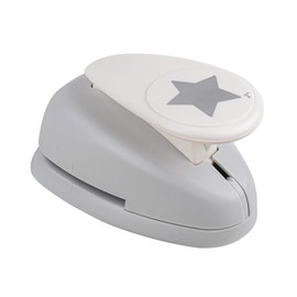 Rayher 69154000 Star Motif Punch, Diameter 5.08 cm - 2 Inches, Suitable for Paper/Card up to 200 g/m², Brown