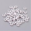 Handicraft Emporium Flat Round Alphabet Acrylic Beads | 20g |