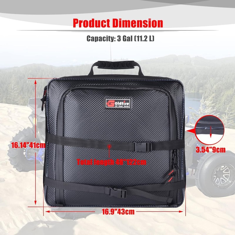 Goldfire Storage Bag Center Under Seat Gear Bag Tool Orangizers