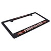 Firefighter Black Plastic License Plate Frame