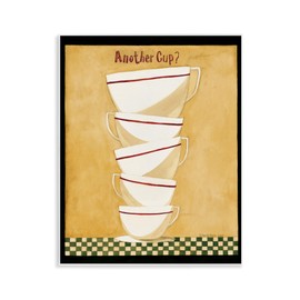 Stupell Industries Stacked Mug Collection Wall Plaque Art Design by Dan DiPaolo