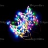 12 Tiaras Diademas Luz Neon Tocado Luminosa Orejas Fiestas