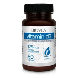 Biovea Vitamina D 60 Softgels Suplemento Vitalidad 11/2026