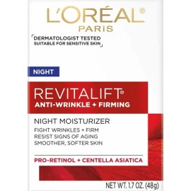 LOral Revitalift Anti-wrinklefirming Hidratante De Noche Momento De Aplicacin Noche Tipo De Piel Todo Tipo De Piel                                    