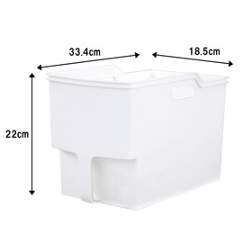 Fudogiken F-40105 Hanging Cabinet Box, Slim, White